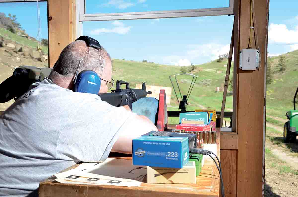 Mike has shot thousands of groups from a benchrest during his career.